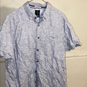 Gray pocket buttoned shirt